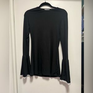 Zara bell sleeve top